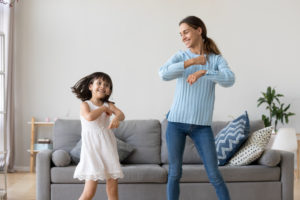 family dance party