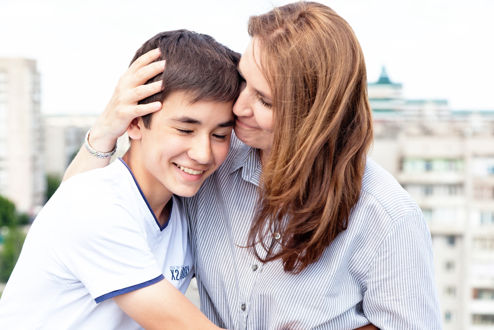 parent with teen