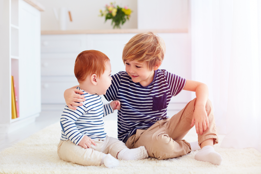 siblings talking